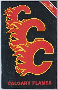 1982-83 Calgary Flames NHL Hockey Media Guide Record Book Lanny McDonald