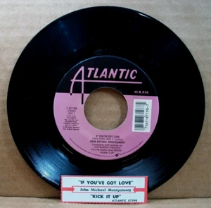 John Michael Montgomery - If You've Got Love/Kick It Up (45 RPM, 1994, Atlantic) - Picture 1 of 6