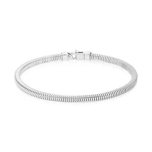 Sterling Silver 21cm Box Chain Bracelet - Picture 1 of 2