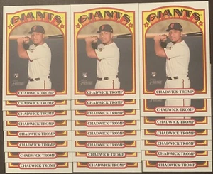 (85) 2021 TOPPS HERITAGE HIGH NUMBER CHADWICK TROMP #631 ROOKIE RC GIANTS - Picture 1 of 2