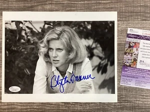 (SSG Raro BLYTHE DANNER Firmado 10X8 Blanco y Negro Foto "Futureworld - Paul" con Certificado de Autenticidad JSA - Imagen 1 de 5