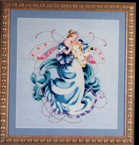 Kreuzstich Stickerei VINTAGE Mirabilia Feen verzauberte Träumerin Nora Corbet - Bild 1 von 3