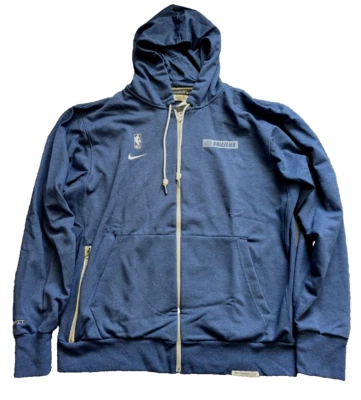 Nike Memphis Grizzlies Travel Hoodie Mens XL Blue DA7704-437 Team Issued Fleece - Image 1 of 4