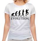 Ice Climber Evolution Of Man Ladies T-Shirt Tee Top Gift Iceclimbing