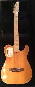 Godin A6 Acousticaster Natural Wood with Hardshell Case