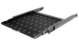 RACK Étagère télescopique standard 1U 19" 450 mm Noir - Photo 1/9