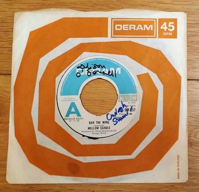 Mellow Candle - Dan The Wing Promo 7" - SIGNED X 2 - Image 1 of 3