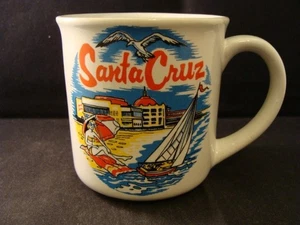 Vintage Santa Cruz Beach Boardwalk coffee mug - Picture 1 of 4
