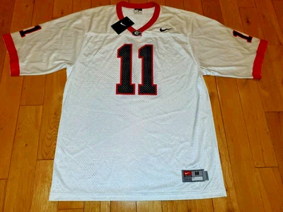 2011 Новый с Ярлыками Nike Аарон Мюррей GEORGIA BULL GOGS #11 мужчин NCAA футбольная команда Джерси M - Изображение 1 из 4