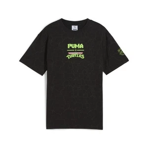 PUMA x TMNT Big Kids' Relaxed All-Over Print Tee - Picture 1 of 9