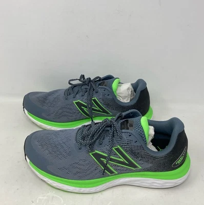 New Balance 680v7 espuma fresca para hombre 10 D gris océano/negro/primavera vibrante Foto 1 de 4