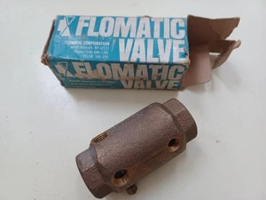 FLOMATIC VALVE NEW OPEN BOX - Picture 1 of 1