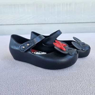 Mini Melissa Ultragirl Disney Gemelos Mickey Minnie Mouse Mary Jane Negro Talla 10 Foto 1 de 4