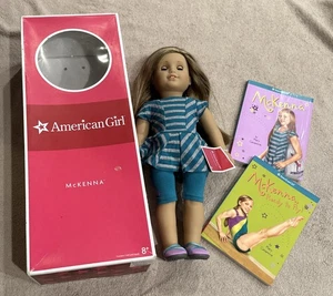 American Girl Puppe McKenna Brooks komplett mit Box Hängeetikett und zwei Büchern - Bild 1 von 24