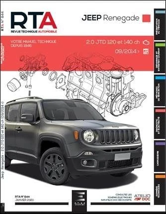 RENEGADE 2.0 JTD 14- Revue Technique JEEP Etat - NEUVE PORT Reduit France - Photo 1/1