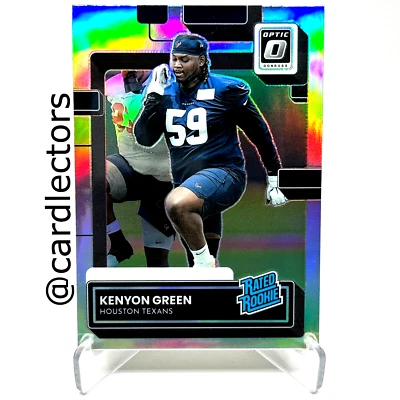 2022 Panini Donruss Optic Preview KENYON GREEN P-354 RC Silver Holo PRIZM TEXANS - Image 1 of 2