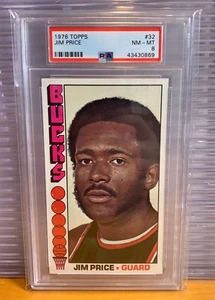 Baloncesto Topps 1976-77 - Jim Price #32 - Milwaukee Bucks PSA 8 - Imagen 1 de 2
