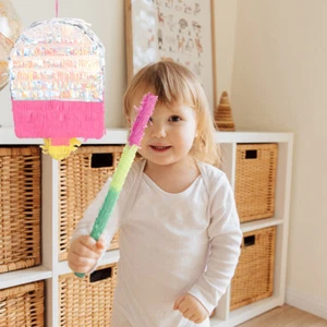 Ice Cream Pinata Party Decoration Photo Prop Tropical Birthday Decorations - Picture 1 of 12