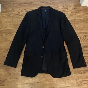 J. Crew Men's 40L Navy Super 120's Loro Piana Wool Ludlow Blazer Sport Coat - Picture 1 of 7
