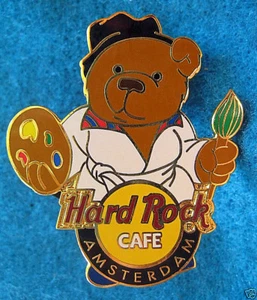 PIN AMSTERDAM VINCENT VAN GOGH *SERIE CITY BEAR* ARTISTA PINTOR Hard Rock Café - Imagen 1 de 1