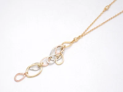 Collar colgante anillo tricolor Ann Taylor para mujer nuevo con etiquetas 35,40 Foto 1 de 4