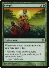 1X Lifegift Betrayers of Kamigawa Chinese NM/EX MTG CARD
