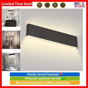 20W Warm White 3000K Modern Wall Sconce - Elegant Indoor Lighting Fixture - Picture 1 of 9