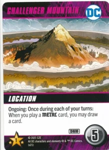 CHALLENGER MOUNTAIN DC Comics Deck Building Game card DARK NIGHTS METAL - Picture 1 of 1