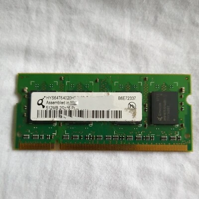Qimonda M470T6554CZ3-CD5 (512MB DDR2 PC2-4200S 533MHz SO DIMM 200-pin) Memory - Image 1 of 3