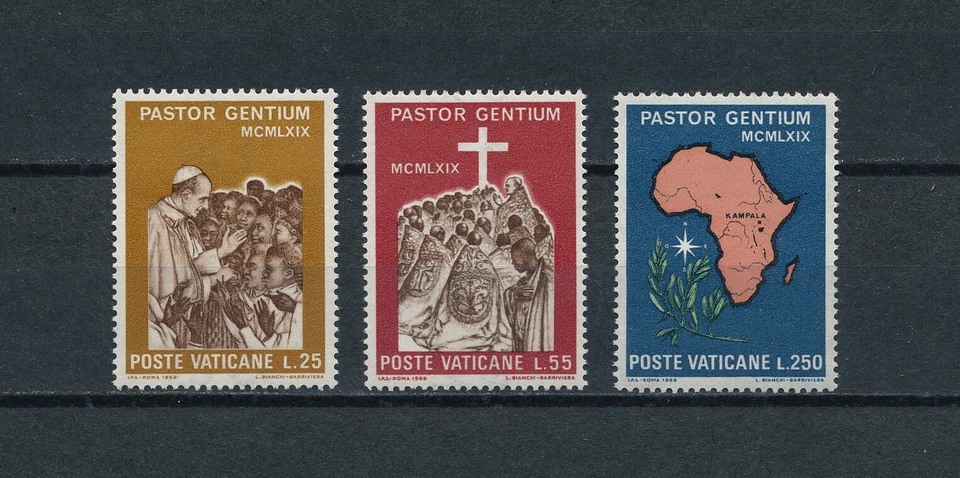Vatican  473-5 MNH,  Uganda Visit, 1969 - Image 1 of 1
