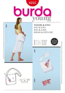 Burda 8235 Misses Shoulder Bag and Case sewing pattern - Picture 1 of 9
