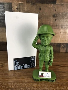 GREEN ARMY MAN Lowell Spinners SGA Bobblehead 19.07.18 Military Appreciation - Bild 1 von 10