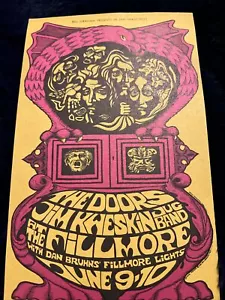 1967 DOORS 67 FILLMORE CONCERT POSTCARD NM- BILL GRAHAM SAN Francisco +++ - Picture 1 of 3