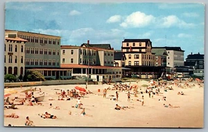 Postcard Old Orchard Beach Maine c1962 North Beach White Way Atlantic Coast - Picture 1 of 2