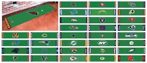 NFL - Putting Green Runner Football Team Logo 18"x72" - Picture 1 of 68
