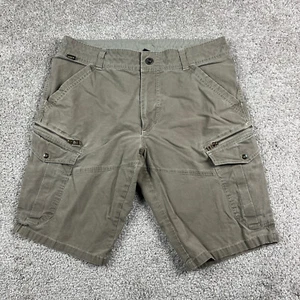 Kuhl Shorts Mens 34 Beige Kourage Hiking Cargo Camping Durable Utility Skater - Picture 1 of 9