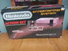 Vintage NES Nintendo Entertainment Game System ACTION Set *BOX ONLY w/ Styrofoam