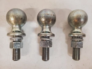 3 Quantity of Hidden Hitch Trailer Hitch Balls 2" | 3500 Lb (3 Qty) - Picture 1 of 8
