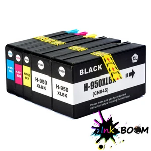 5 Ink Cartridge replace for HP 950XL 951XL OfficeJet 8100 8610 8625 8630 251dw - Picture 1 of 1