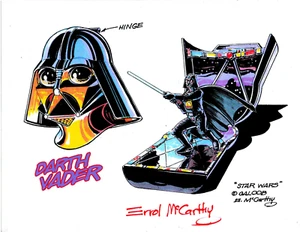 STAR WARS GALOOB Darth Vader "Opening Head" Playset Signed Errol McCarthy - Picture 1 of 2