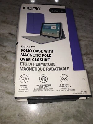 Incipio Faraday Folio Case for LG G Pad X8.0- Light Purple / Gray - Image 1 of 2