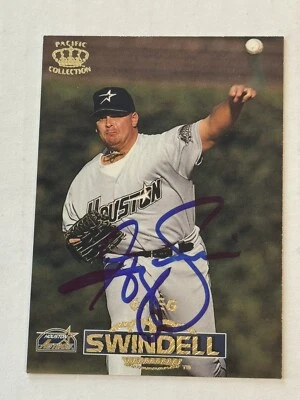 Greg Swindell 1996 Pacific Crown Collection Authentic Signed Autograph Auto Card - Image 1 of 3