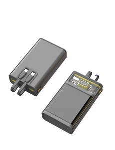 20000Mah Clear Power Bank Charger Battery Quick Charging For iPhone iPad Android - Imagen 1 de 13