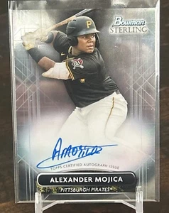 2022 Bowman Sterling Alexander Mojica Prospect Autograph Auto #PA-AM Pirates - Picture 1 of 5