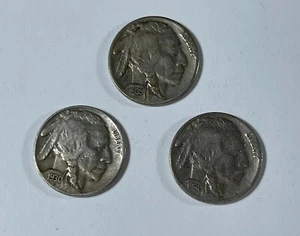 Errors 1930-S (2) Obv & 1935-S Rev Die issues Buffalo 5C (#20718) - Picture 1 of 2