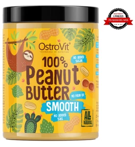 Burro di Arachidi 100% Liscio 1000 gr OstroVit 1 kg ricco di Proteine Omega 3 6 - Foto 1 di 2