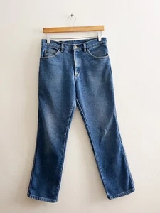 Vintage Size 28 Lee MR 100% Cotton Denim Jeans 1980s, Made in USA, 28” X 28” - Picture 1 of 19