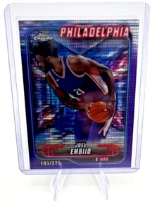 2024-25 Topps cromo Joel Embiid refractor púrpura 193/275 #10 Sixers - Imagen 1 de 2