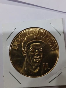 1990 Bandai Baseball Brass Coin - Dwight Gooden Mets - Picture 1 of 2