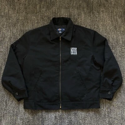 Tooth and Nail Records Vintage Dickies Work Jacket L Black Christian Rock MXPX - Image 1 of 4